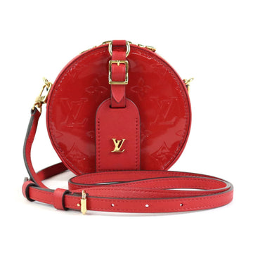 LOUIS VUITTON Shoulder Bag Monogram Vernis Boite Chapeau Rouge Women's M90498 99736f