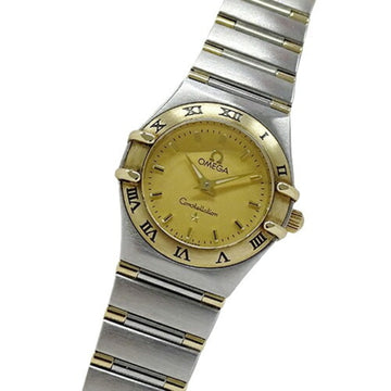 OMEGA Constellation 1262.10 Watch Ladies Quartz Stainless Steel SS Gold YG Combi Half Bar Polished