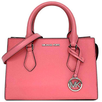 MICHAEL KORS 2way Pink 35S3G6HS5L ec-20070 Leather  Charm Handbag Shoulder Bag Women's