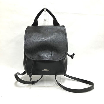 COACH Derby F59819 Black Bag Backpack Women's