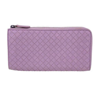 BOTTEGA VENETABOTTEGAVENETA  L-shaped Intrecciato long wallet purple for women