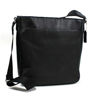 COACH shoulder bag leather black Lexington F71286  men's