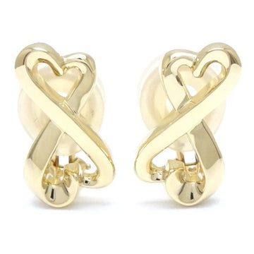 TIFFANY&Co.  Double Loving Heart Earrings Paloma Picasso K18YG Yellow Gold 291797