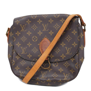 LOUIS VUITTON Shoulder Bag Monogram Saint Cloud M51242 Brown Ladies