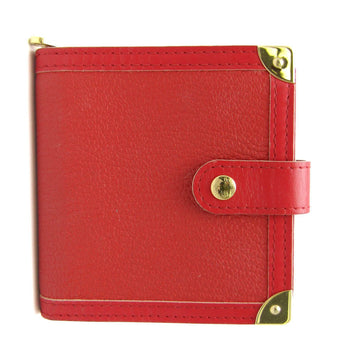 LOUIS VUITTON Suhali Impact Zip M91882 Women's Suhali Leather Wallet [bi-fold] Geranium