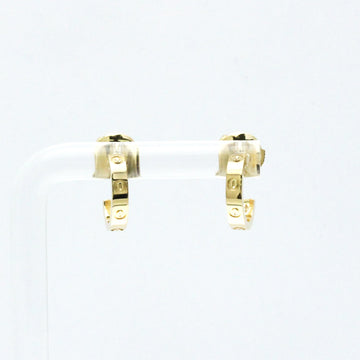 CARTIER Mini Love Earrings No Stone Yellow Gold [18K] Half Hoop Earrings Gold