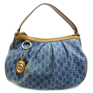 GUCCI denim bag women's shoulder 232955 blue