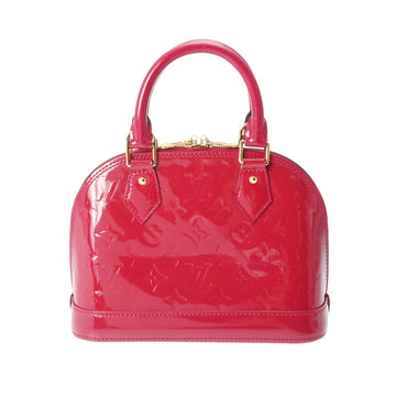 LOUIS VUITTON Vernis Alma BB Rose Andian M91771 Women's Monogram Handbag