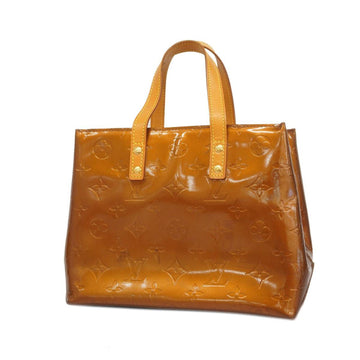 LOUIS VUITTON Handbag Vernis Reed PM M91146 Bronze Ladies