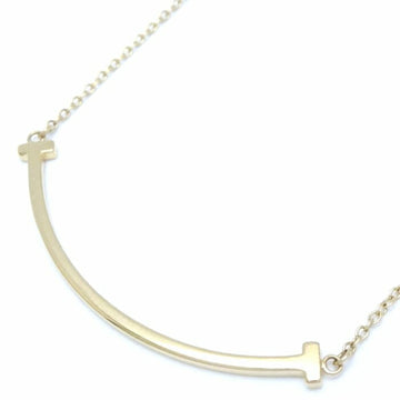 TIFFANY&Co.  T Smile Necklace Small K18YG Yellow Gold 291828