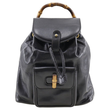 GUCCI Bamboo Backpack/Daypack Leather 2way Flap Women's I120824018