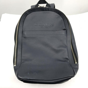 COACH leather backpack navy