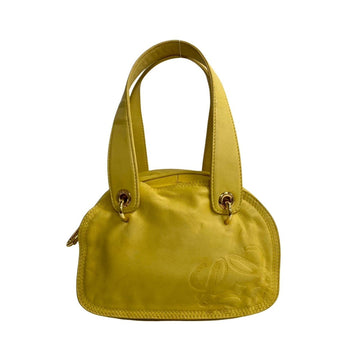 LOEWE Anagram Nappa Leather Handbag Boston Bag Yellow 5ktk2106-2