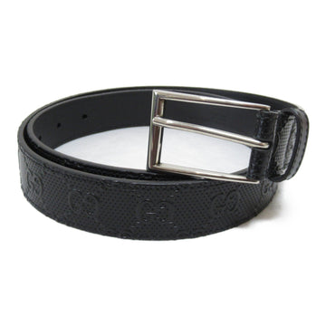 GUCCI belt Black leather 474313-UCGAN
