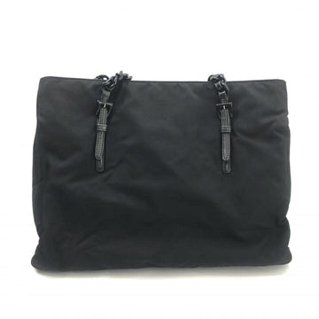 PRADA Plastic Chain Shoulder Tote Bag B7401 Black