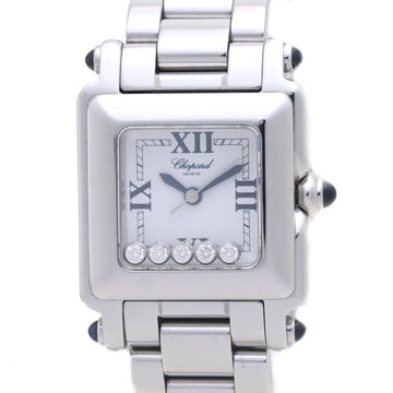 CHOPARD Happy Sport Square 278893-3006 27 8893-23 Stainless Steel Ladies 39384 Watch