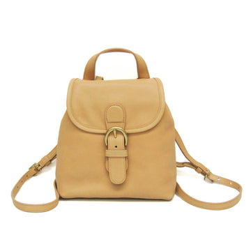 COACH Old  4152 Women's Leather Backpack Light Beige