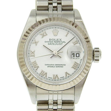 ROLEX Datejust Watch 79174 Stainless Steel x WG Automatic White Dial Ladies