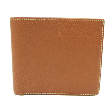 HERMES MC2 Copernic Men's Leather Bill Wallet [bi-fold] Gold