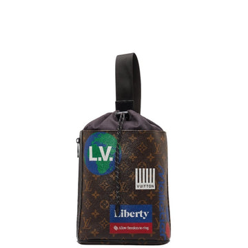 LOUIS VUITTON Monogram Chalk Sling Bag Shoulder Body M44625 Brown Multicolor PVC Leather Men's