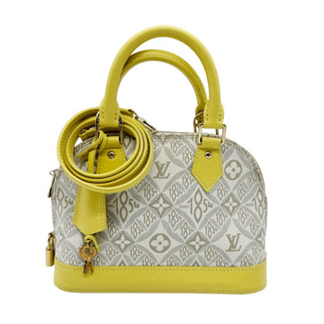 LOUIS VUITTON M53476 Women's Handbag Yellow