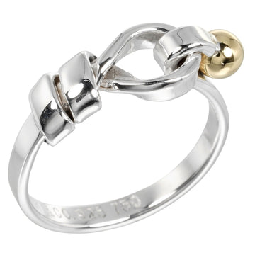 TIFFANY & Co. Love Knot Ring, Size 8, 925 Silver, 18K Yellow Gold, Approx. 0.9 oz [2.62 g], I132724008