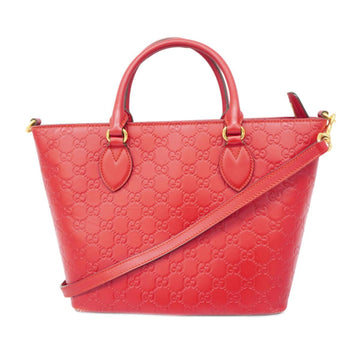 GUCCI Handbag ssima 432124 Leather Red Women's