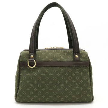 LOUIS VUITTON Monogram Josephine PM Handbag Canvas Leather TST Khaki M92415