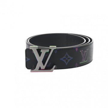 LOUIS VUITTON Monogram LV Light Reversible Santur Size 85cm Black x Multicolor M0727 Men's Leather Belt