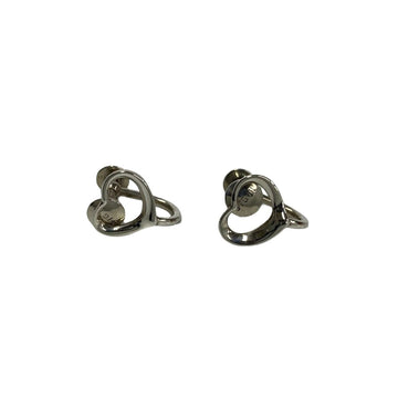 TIFFANY&Co.  Heart Silver 925 Earrings Women's 30452