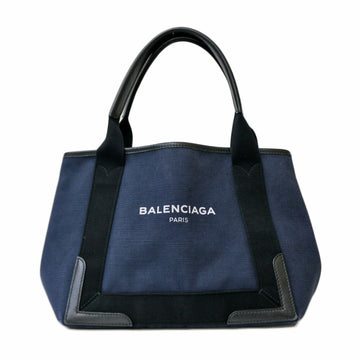 BALENCIAGA Navy Hippo Shoulder Bag Canvas Women's  BRB01000000002351