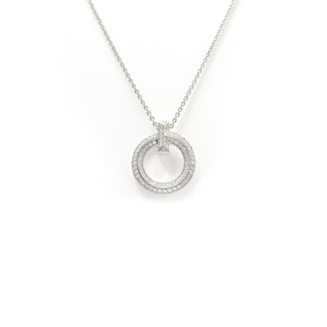 TIFFANY T One Circle K18WG White Gold Necklace