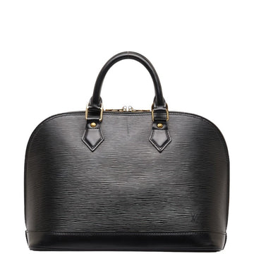 LOUIS VUITTON Epi Alma Handbag M52142 Noir Black Leather Women's