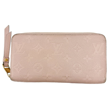 LOUIS VUITTON Zippy Wallet Monogram Empreinte Round Long M64090 SO0159 Leather Rose Poudre Pink Ladies