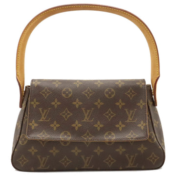 LOUIS VUITTON Monogram Looping Shoulder Bag Handbag M51147