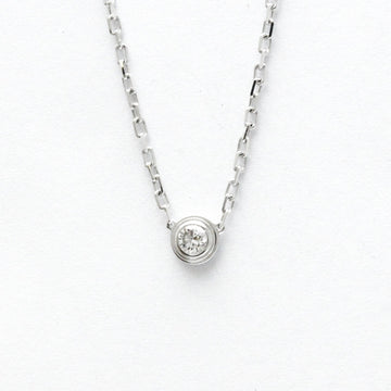CARTIER Diamants Legers De  B7215900 White Gold [18K] Diamond Men,Women Fashion Pendant Necklace Carat/0.09 [Silver]