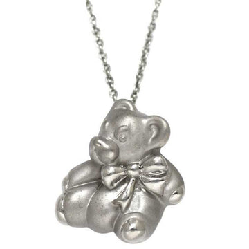 TIFFANY Bear Necklace Silver 925 &Co. Women's