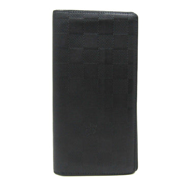LOUIS VUITTON Damier Infini Brazza Wallet N63010 Men's Damier Infini Long Wallet [bi-fold] Onyx