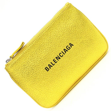 BALENCIAGA Pouch Everyday XS 551995 Gold Leather Women's