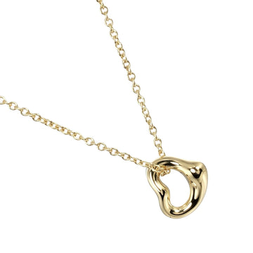TIFFANY&Co. Heart Necklace 7mm K18 YG Yellow Gold Approx. 1.65g I122924010