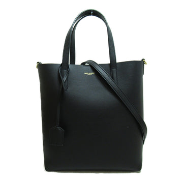 SAINT LAURENT Shopping bag Tote Bag Black Calfskin [cowhide] 600307CSV0J1000
