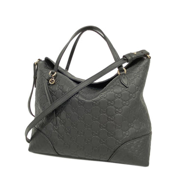 GUCCI Handbag sima 353120 Leather Black Ladies