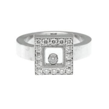 CHOPARD Happy Diamonds 82/2896 White Gold [18K] Fashion Diamond Band Ring Silver