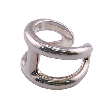 HERMES Osmos GM Ring, Silver, Men's Z0005873