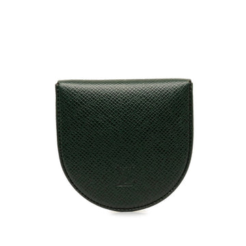 LOUIS VUITTON Taiga Portemonnay Cubetto Coin Case M30374 Episea Green Leather Men's