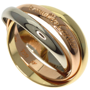 CARTIER Trinity #57 Ring, K18 Yellow Gold/K18WG/K18PG, Women's,