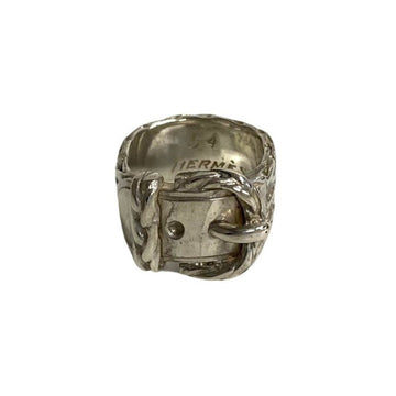 HERMES Diane Belt Motif Silver 925 Ring for Men and Women 78025