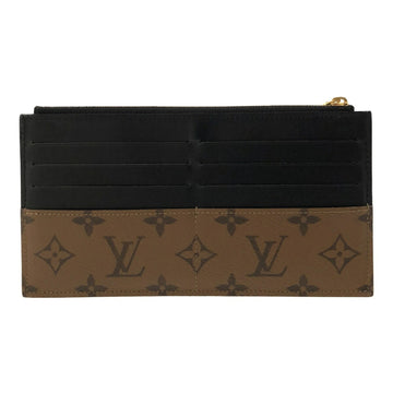 LOUIS VUITTON Perth Monogram Reverse M80390 Bag-in-bag Wallet Long Leather Canvas Black Brown IT56KUYZEQKR RM5195D