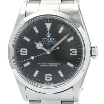 ROLEXPolished  Explorer I A Serial Steel Automatic Mens Watch 14270 BF569979