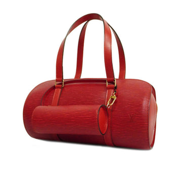LOUIS VUITTON Handbag Epi Souflot M52227 Castellian Red Ladies